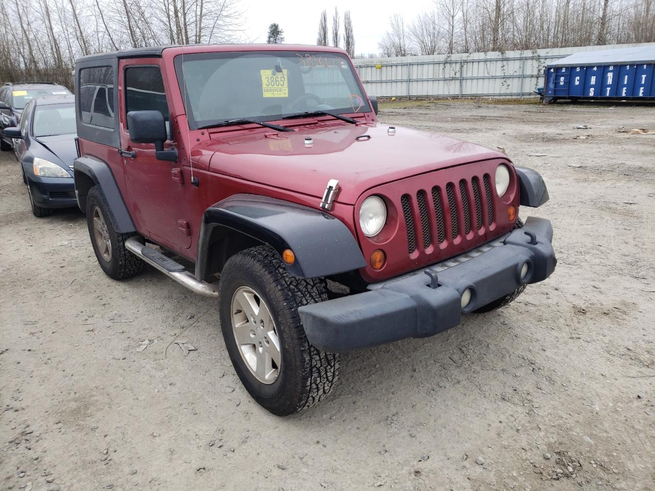 Photo 1 from auction – 2008 JEEP WRANGLER X with VIN 1J4FA24118L589912