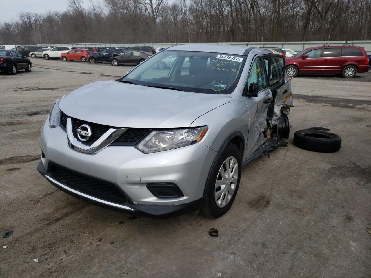 Photo 2 from auction – 2016 NISSAN ROGUE S with VIN KNMAT2MV0GP644998