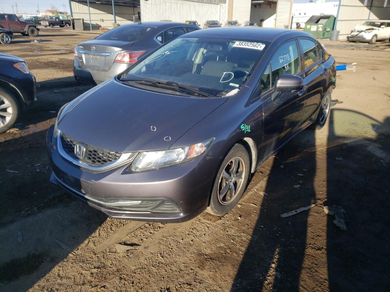 Photo 2 from auction – 2015 HONDA CIVIC SE with VIN 2HGFB2F70FH534741