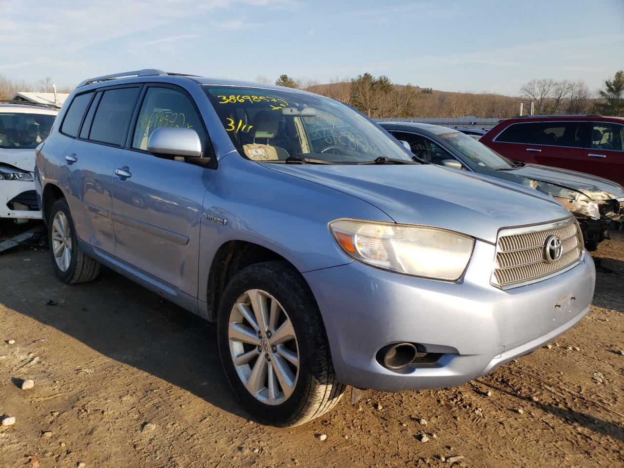 TOYOTA HIGHLANDER 2008 with VIN JTEEW41A282000984 - Photo from auction