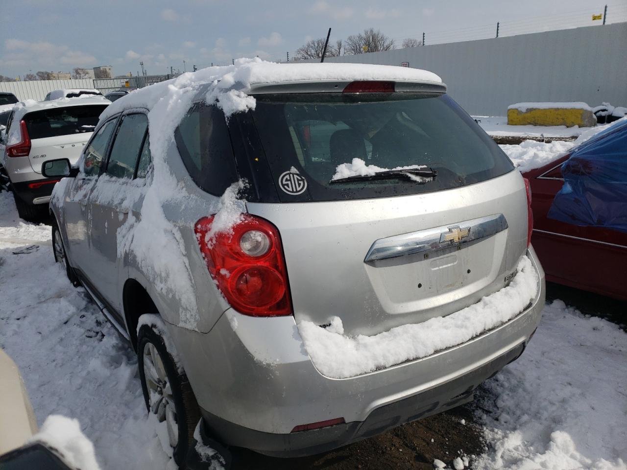 Photo 3 from auction – 2013 CHEVROLET EQUINOX LS with VIN 2GNALBEK2D1116478