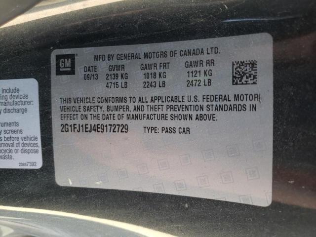 Photo 10 from auction – 2014 CHEVROLET CAMARO SS with VIN 2G1FJ1EJ4E9172729