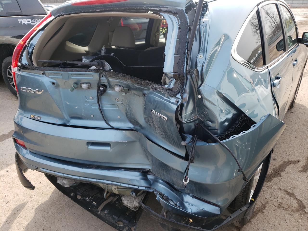 Photo 9 from auction – 2016 HONDA CR-V EXL with VIN 2HKRM4H71GH706654