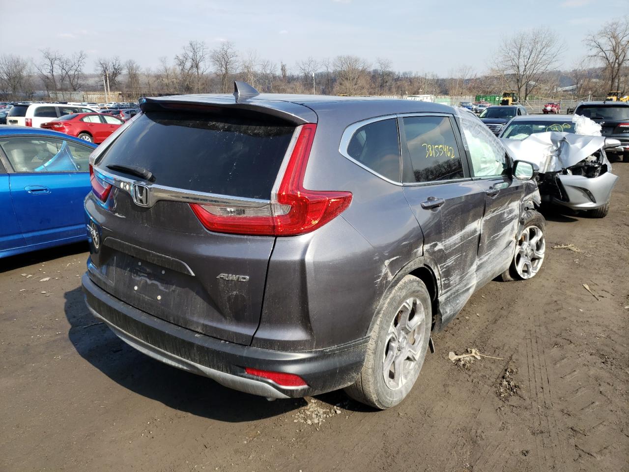 Photo 4 from auction – 2019 HONDA CR-V EX with VIN 7FARW2H51KE042879