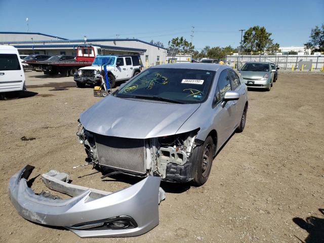 Photo 2 from auction – 2014 HONDA CIVIC LX with VIN 19XFB2F52EE014158