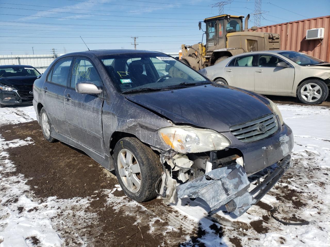 TOYOTA COROLLA CE 2004 with VIN 1NXBR38E34Z283827 - Photo from auction