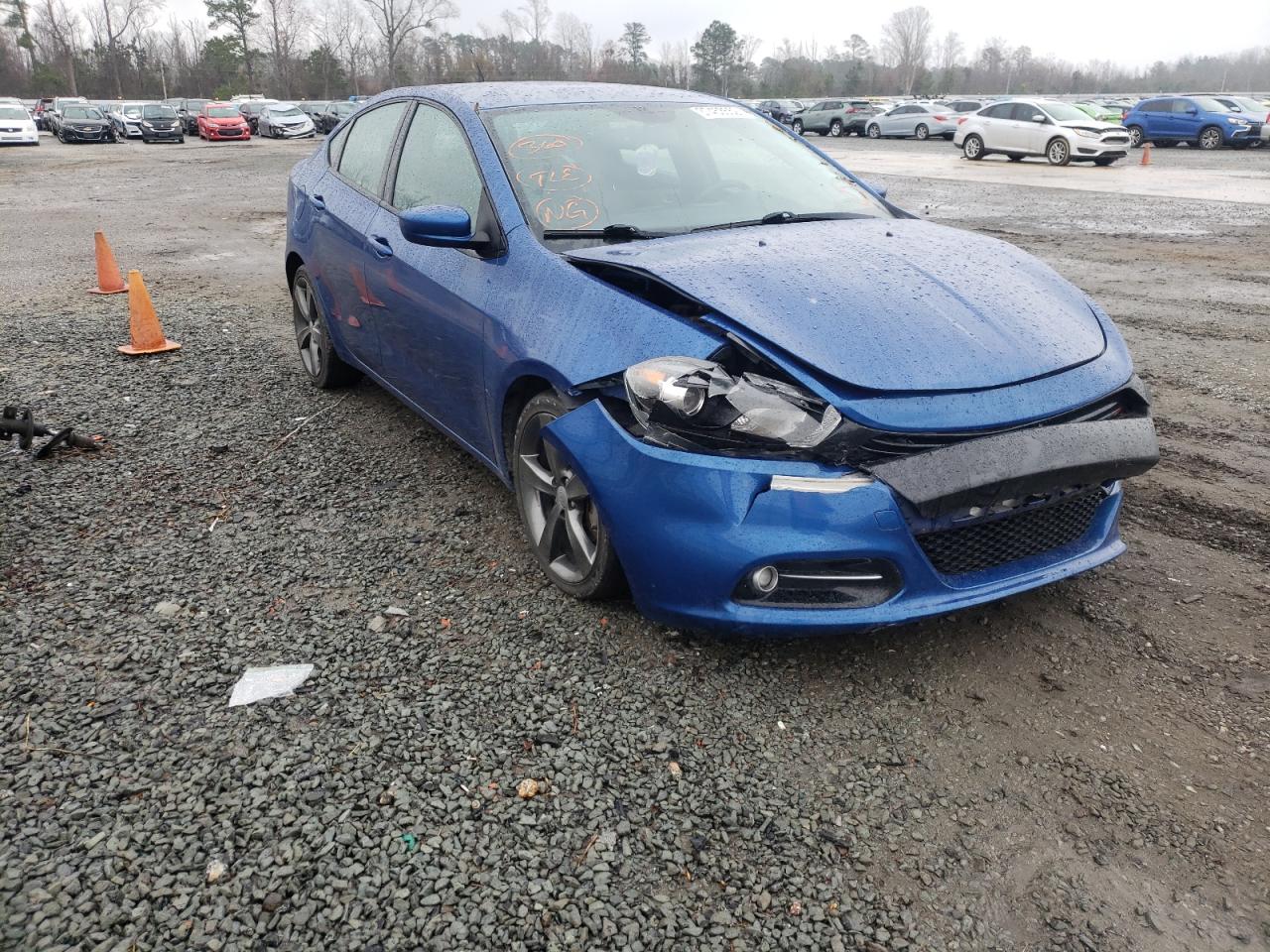 DODGE DART SXT 2013 with VIN 1C3CDFBA1DD310347 - Photo from auction