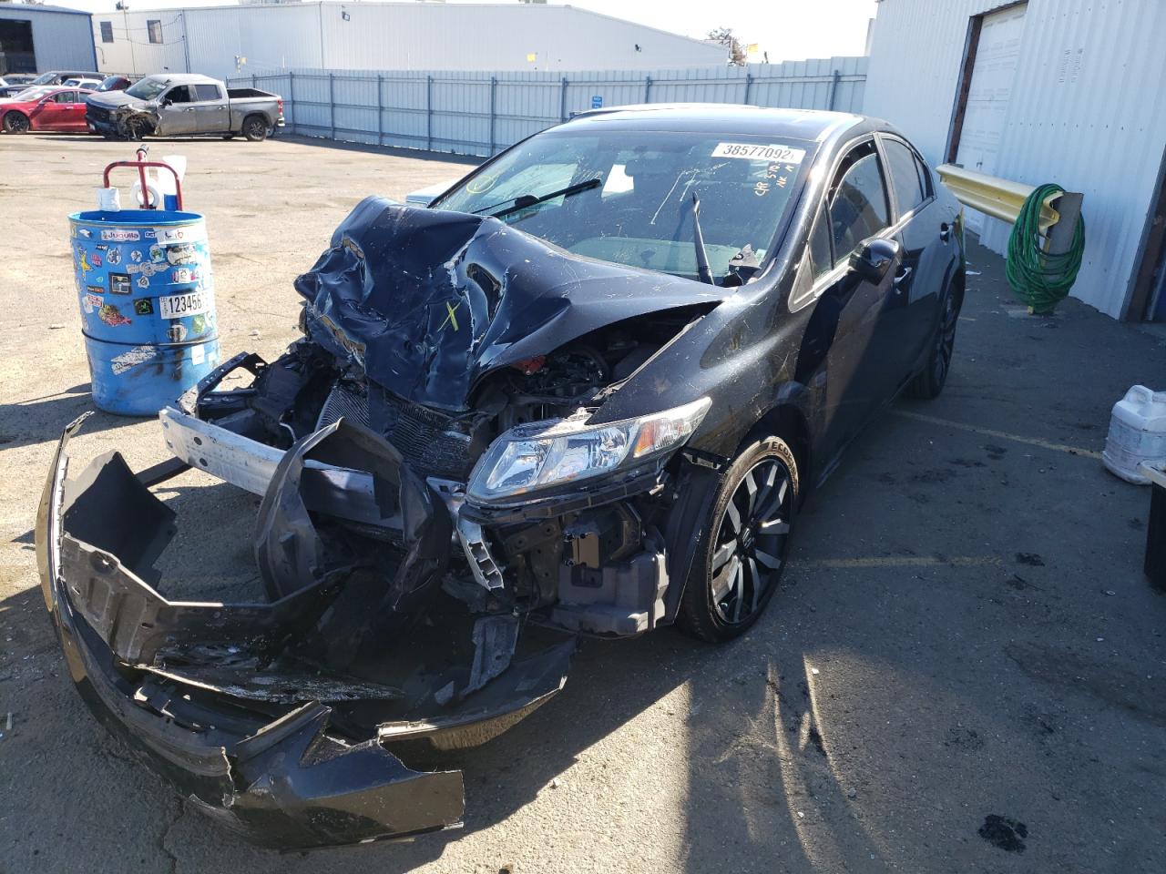 Photo 2 from auction – 2014 HONDA CIVIC EXL with VIN 19XFB2F94EE247669