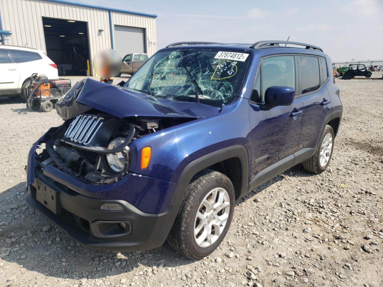 Photo 2 from auction – 2016 JEEP RENEGADE L with VIN ZACCJBBT5GPD69633