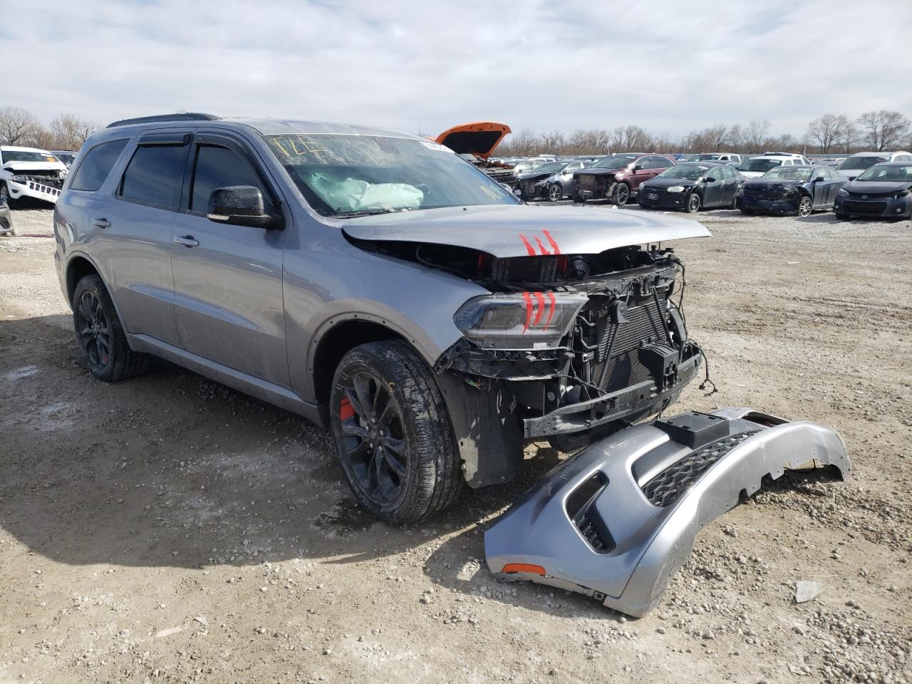 DODGE DURANGO GT 2021 with VIN 1C4RDJDG5MC522278 - Photo from auction