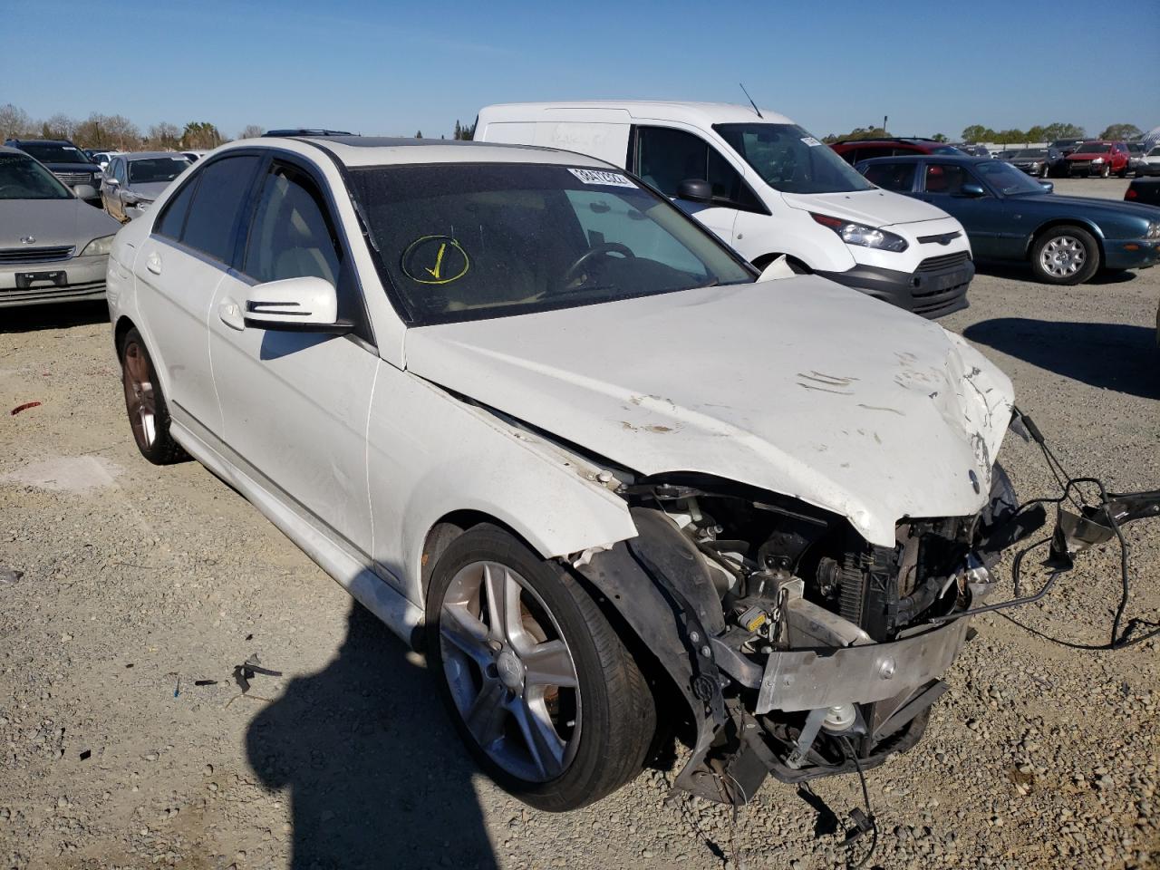 MERCEDES-BENZ C 300 2011 with VIN WDDGF5EB0BF631549 - Photo from auction