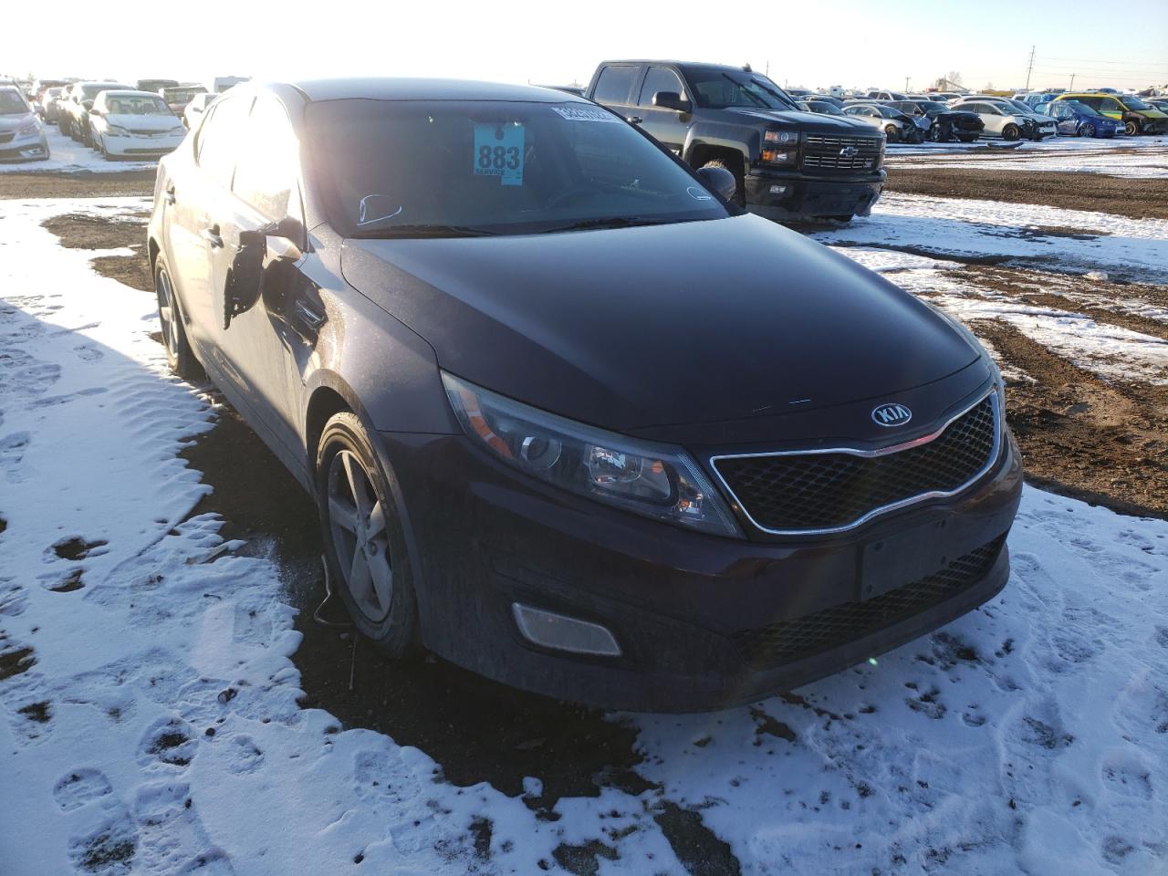 KIA OPTIMA LX 2015 with VIN 5XXGM4A74FG475180 - Photo from auction