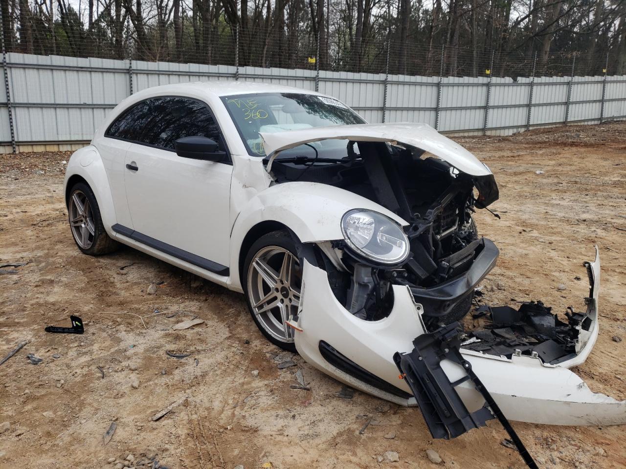 VOLKSWAGEN BEETLE 2014 with VIN 3VWFP7ATXEM602297 - Photo from auction
