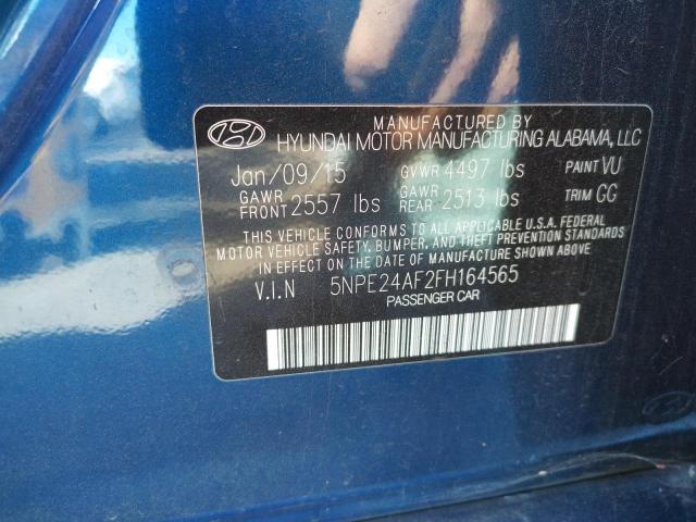 Photo 10 from auction – 2015 HYUNDAI SONATA SE with VIN 5NPE24AF2FH164565