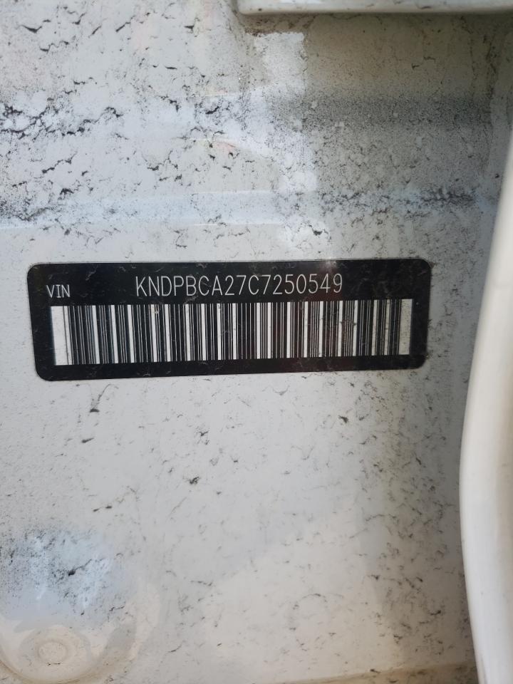 Photo 10 from auction – 2012 KIA SPORTAGE L with VIN KNDPBCA27C7250549