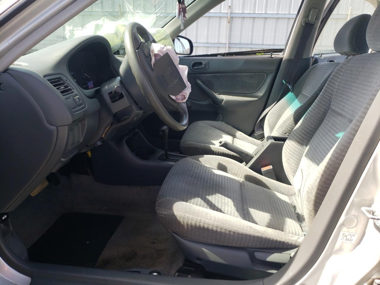 Photo 5 from auction – 2000 HONDA CIVIC BASE with VIN 2HGEJ6616YH598366