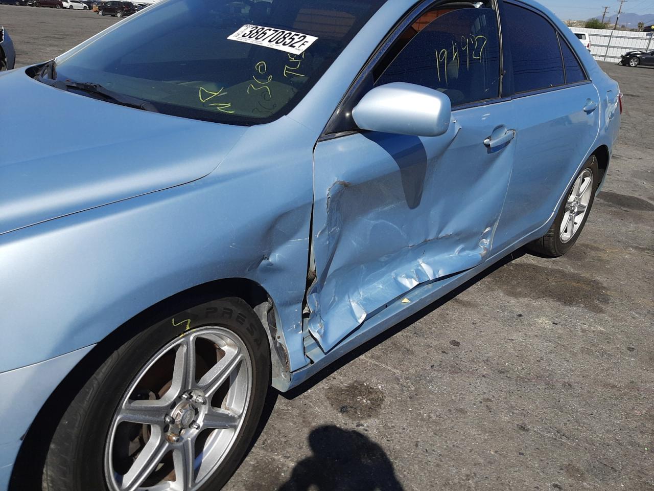 Photo 9 from auction – 2008 TOYOTA CAMRY CE with VIN 4T1BE46K78U732488
