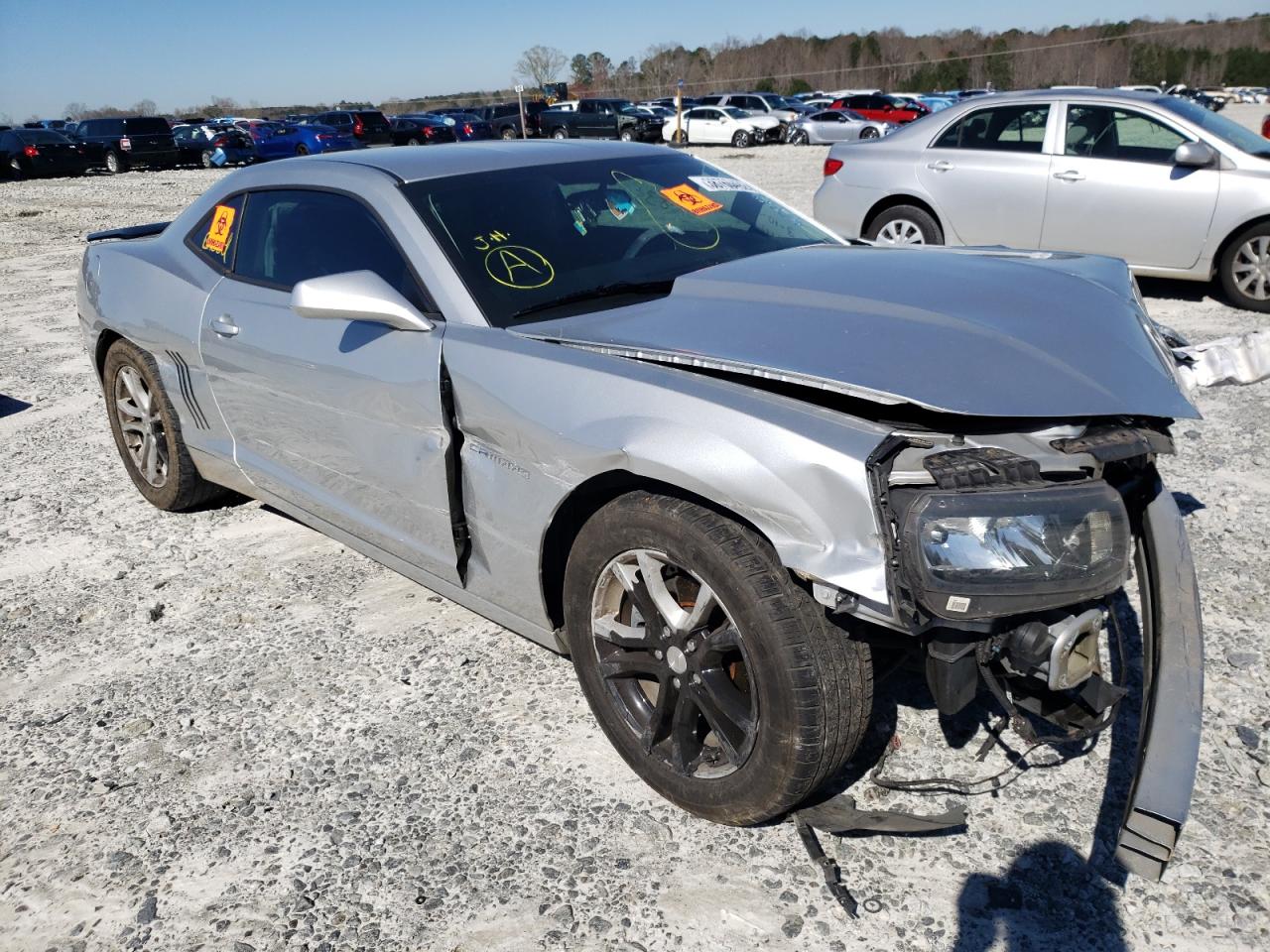 CHEVROLET CAMARO LT 2015 with VIN 2G1FD1E34F9307055 - Photo from auction