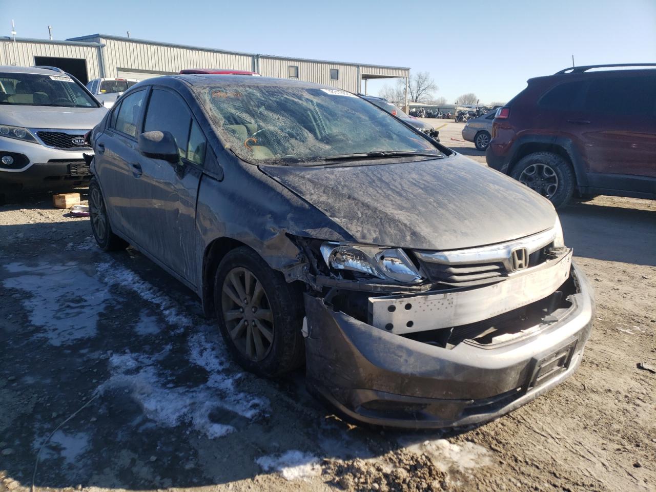 HONDA CIVIC EX 2012 with VIN 19XFB2F84CE081237 - Photo from auction