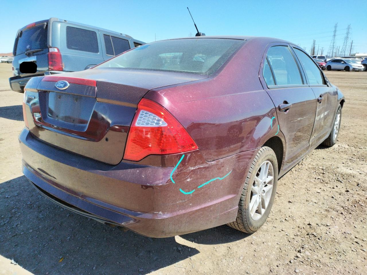 Photo 4 from auction – 2012 FORD FUSION S with VIN 3FAHP0GA5CR222928