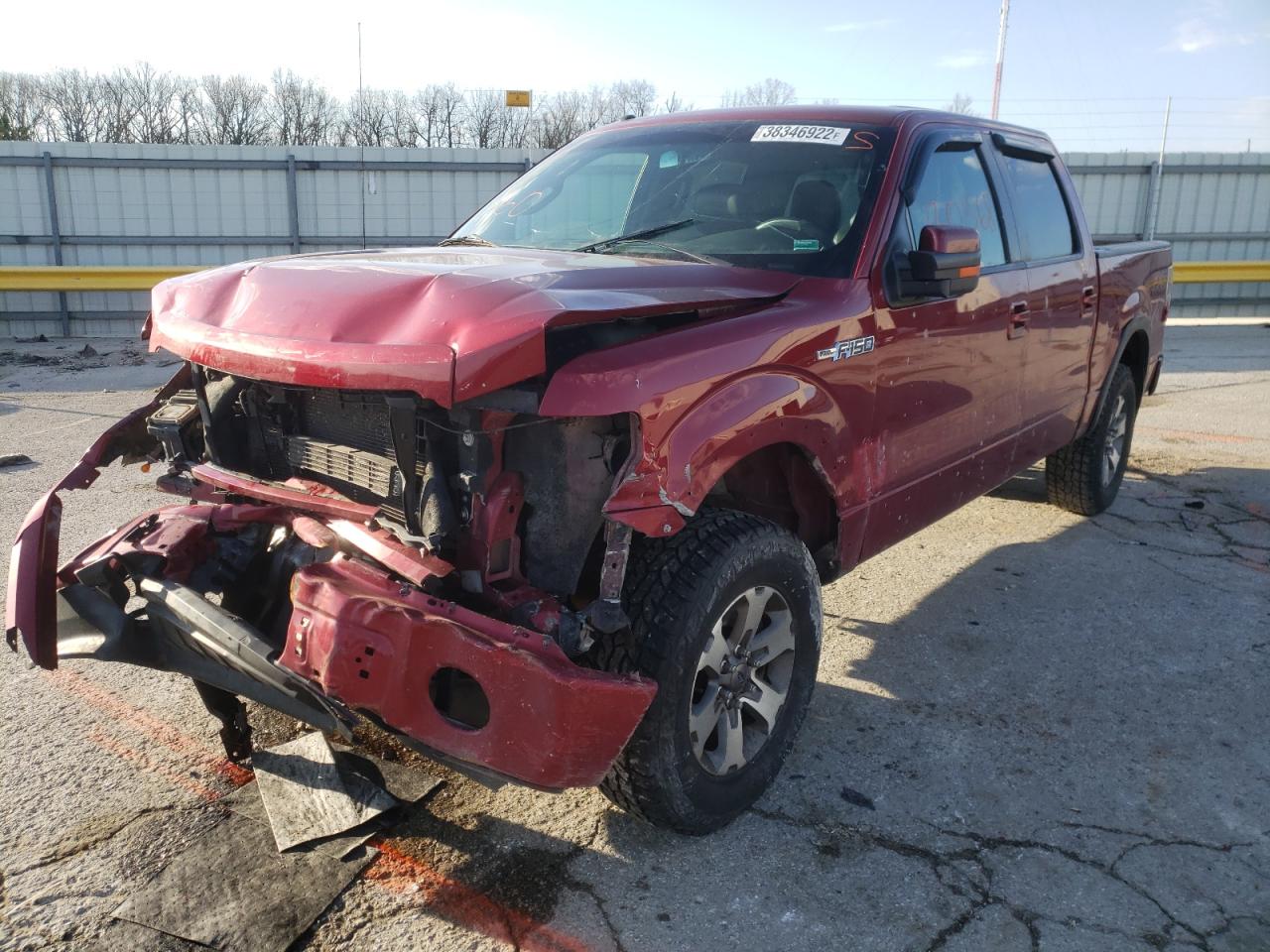Photo 2 from auction – 2014 FORD F150 SUPER with VIN 1FTFW1EF7EKF22437