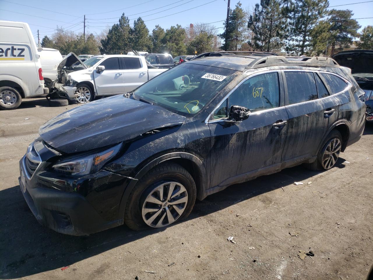Photo 9 from auction – 2022 SUBARU OUTBACK PR with VIN 4S4BTAFC7N3187374
