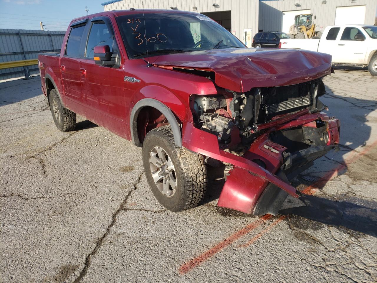 FORD F150 SUPER 2014 with VIN 1FTFW1EF7EKF22437 - Photo from auction