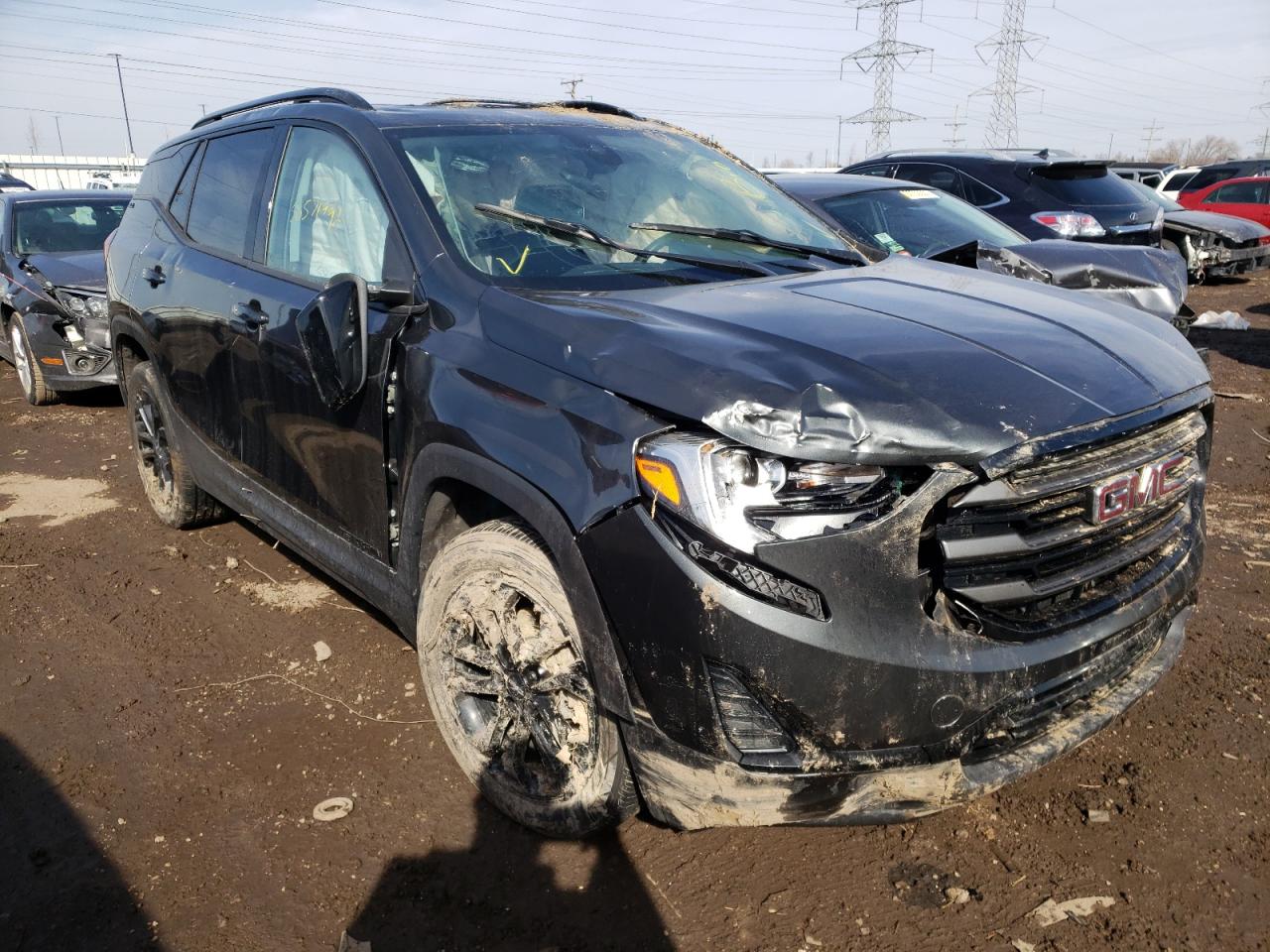 GMC TERRAIN SL 2020 with VIN 3GKALTEV7LL155092 - Photo from auction