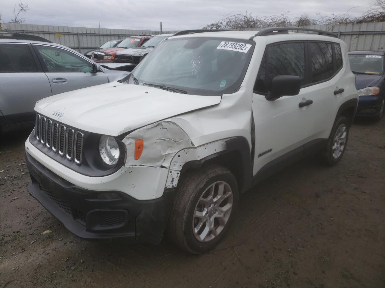 Photo 2 from auction – 2018 JEEP RENEGADE S with VIN ZACCJBAB8JPJ51571