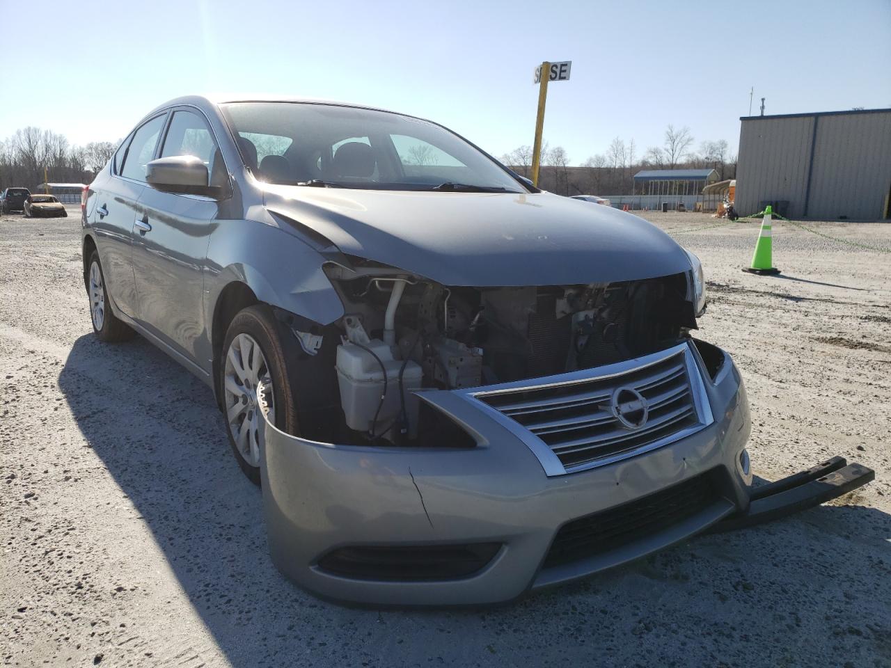 NISSAN SENTRA S 2013 with VIN 3N1AB7AP2DL732550 - Photo from auction