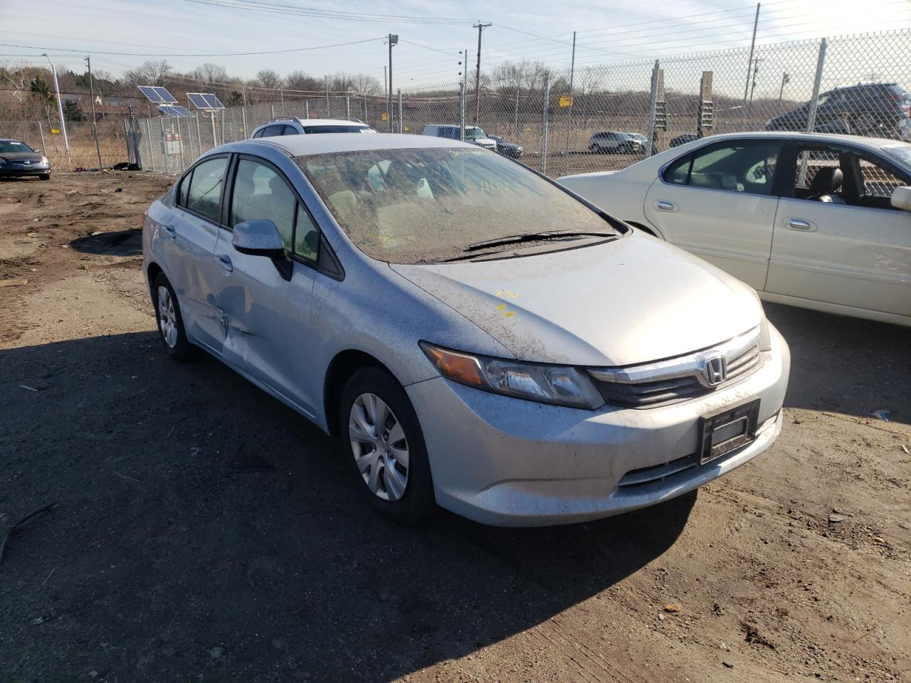 HONDA CIVIC LX 2012 with VIN 19XFB2E59CE004239 - Photo from auction