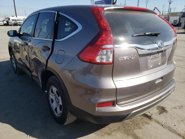 Photo 3 from auction – 2015 HONDA CR-V LX with VIN 3CZRM3H33FG709693