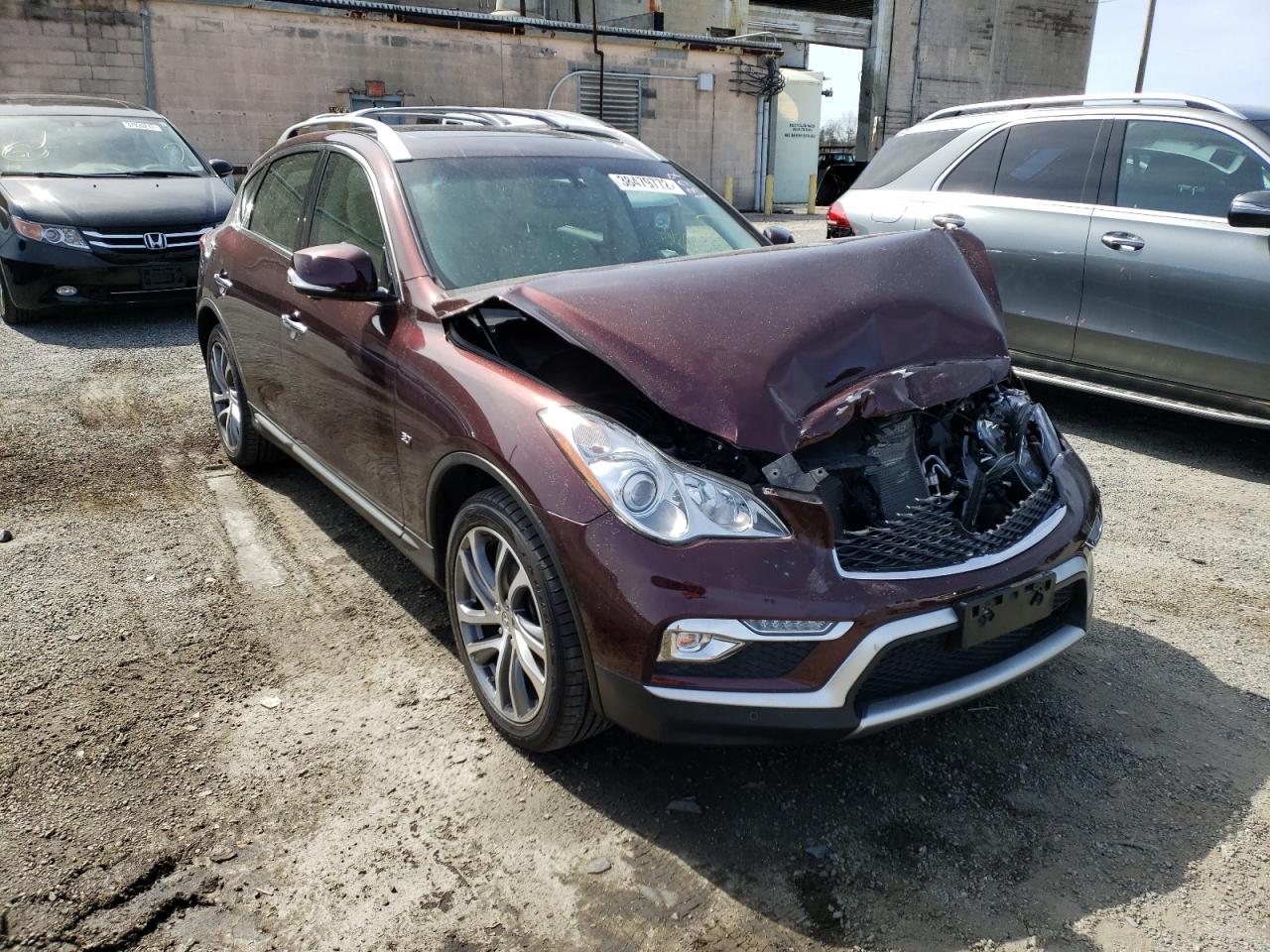 INFINITI QX50 2017 with VIN JN1BJ0RR2HM414945 - Photo from auction