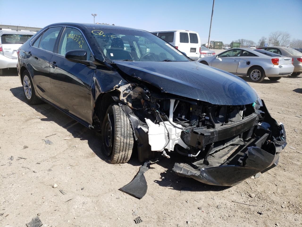TOYOTA CAMRY LE 2017 with VIN 4T1BF1FK5HU404806 - Photo from auction