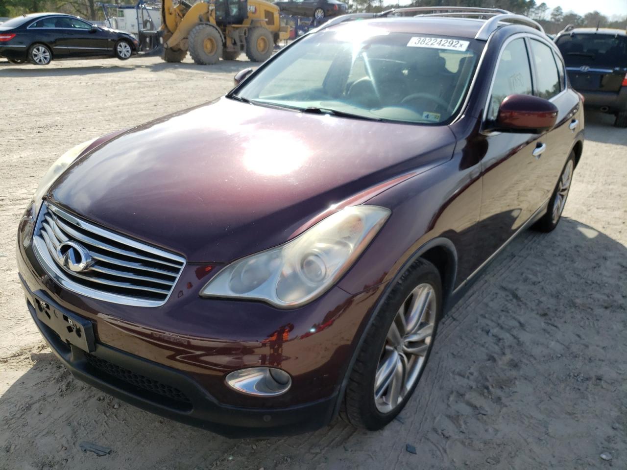 Photo 2 from auction – 2011 INFINITI EX35 BASE with VIN JN1AJ0HR3BM850417
