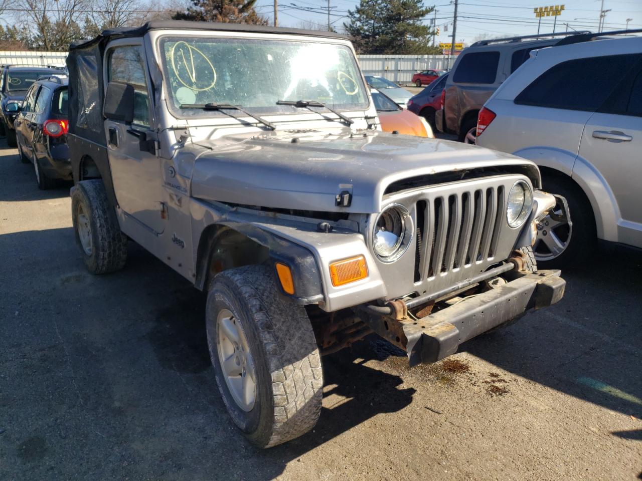 JEEP WRANGLER / 2002 with VIN 1J4FA39S12P732915 - Photo from auction