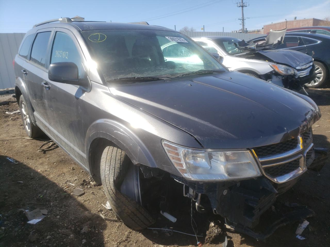 DODGE JOURNEY SX 2014 with VIN 3C4PDCBG9ET238910 - Photo from auction