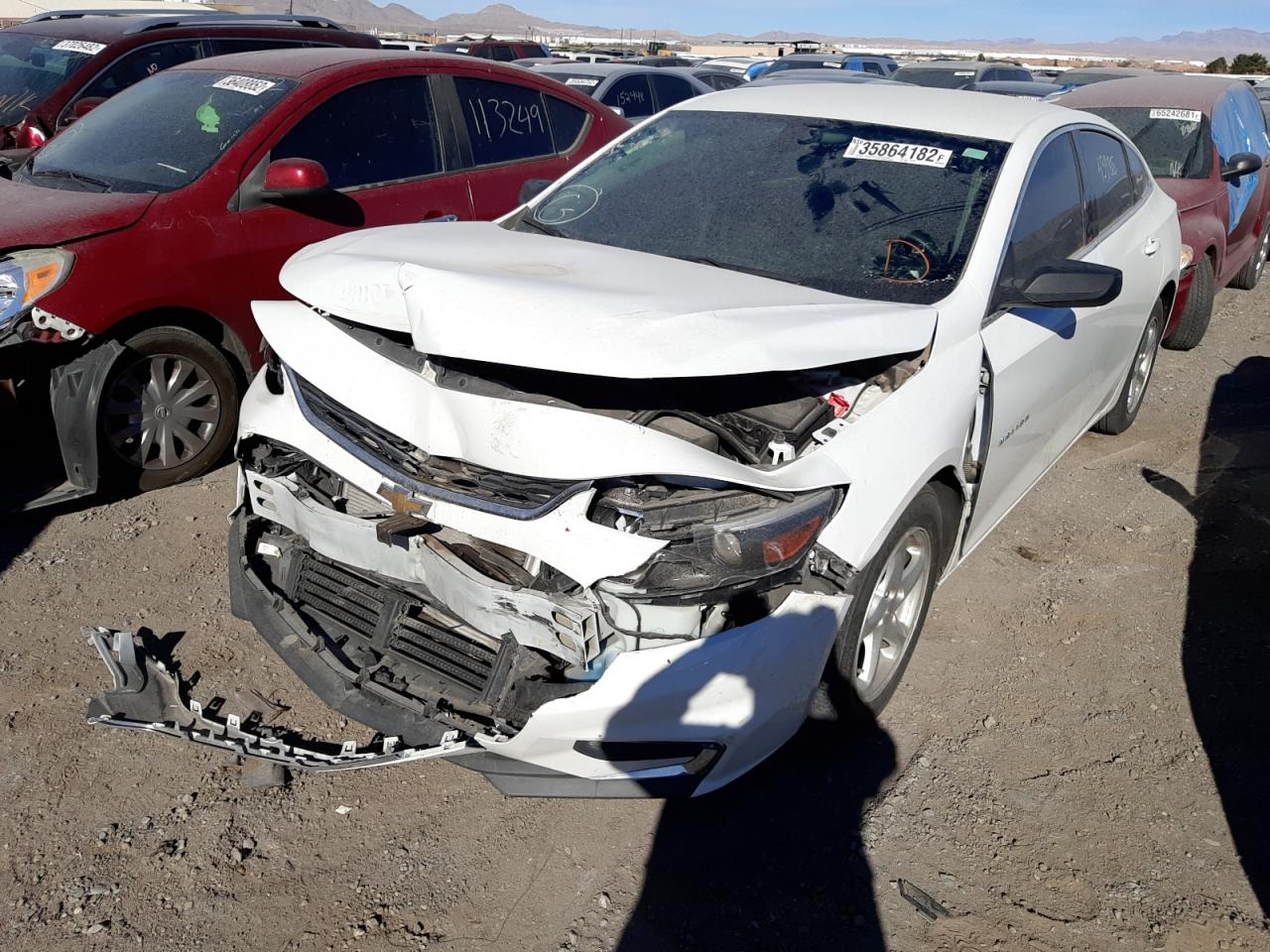Photo 2 from auction – 2017 CHEVROLET MALIBU LS with VIN 1G1ZB5ST3HF209398