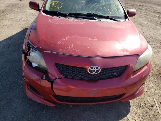 Photo 9 from auction – 2009 TOYOTA COROLLA BA with VIN 1NXBU40E99Z035976