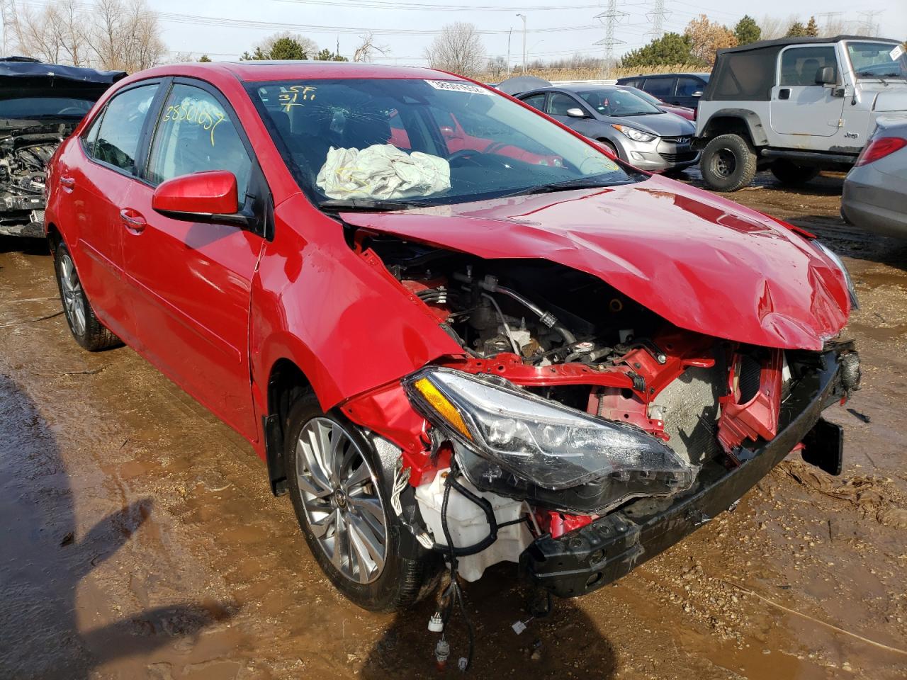 TOYOTA COROLLA L 2019 with VIN 2T1BURHE3KC208237 - Photo from auction