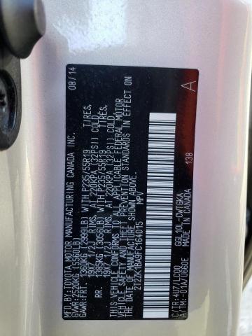 Фото 10 с аукциона – 2015 LEXUS RX 350 с VIN 2T2ZK1BA9FC164015