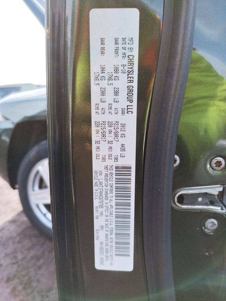 Photo 10 from auction – 2010 JEEP COMPASS SP with VIN 1J4NT1FAXAD676785