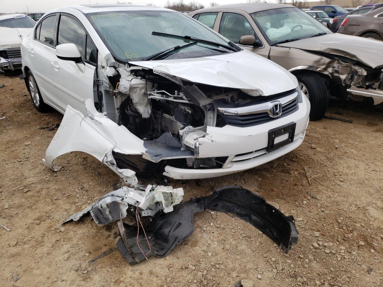 HONDA CIVIC EX 2012 with VIN 19XFB2F84CE004318 - Photo from auction