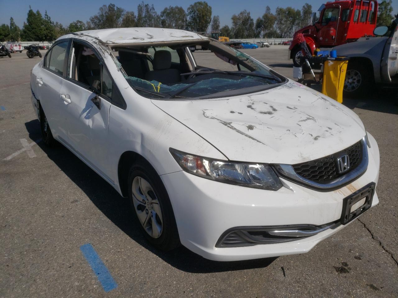 Photo 1 from auction – 2013 HONDA CIVIC LX with VIN 19XFB2F57DE248200