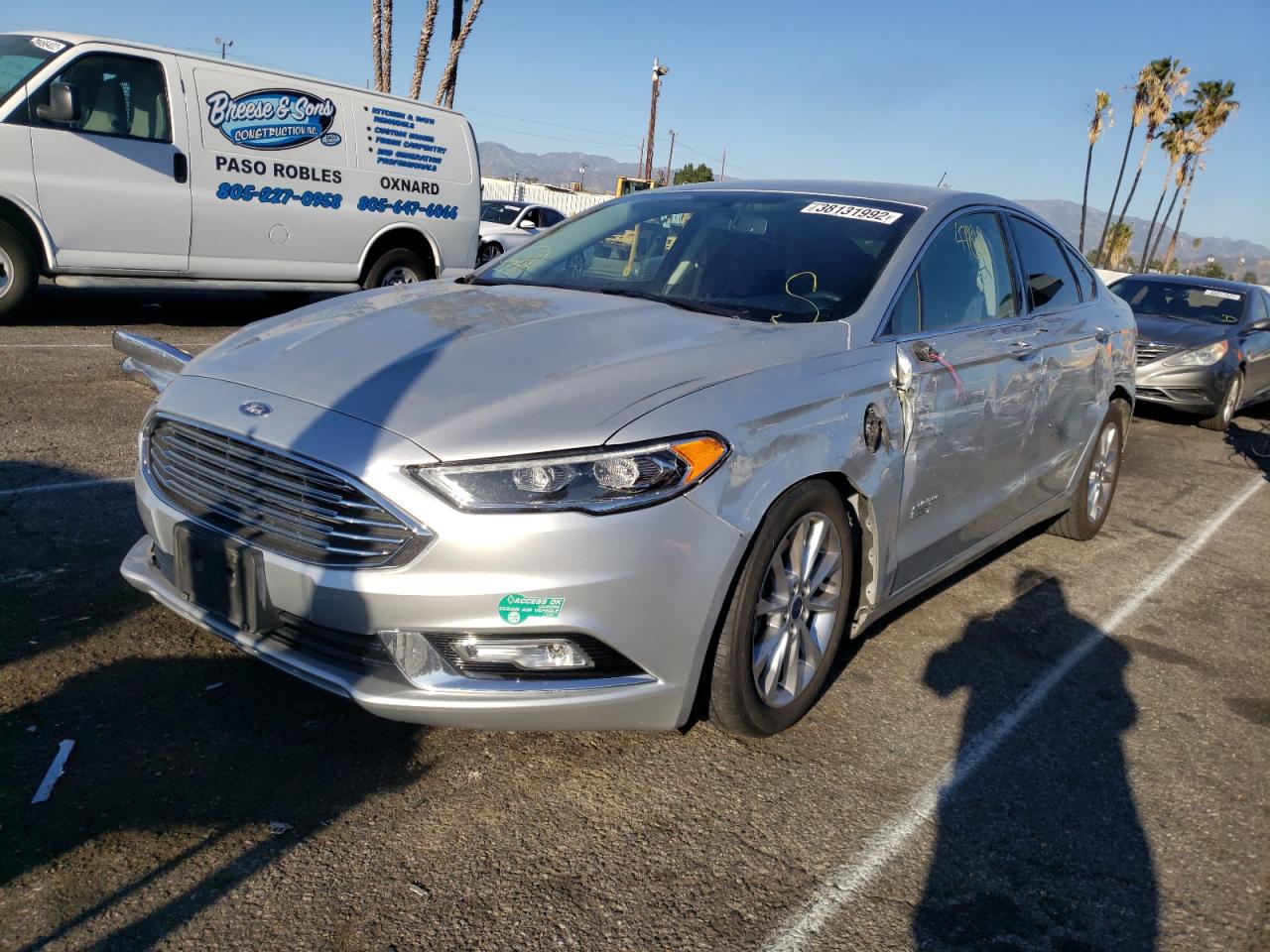 Photo 2 from auction – 2017 FORD FUSION SE with VIN 3FA6P0PU1HR277014