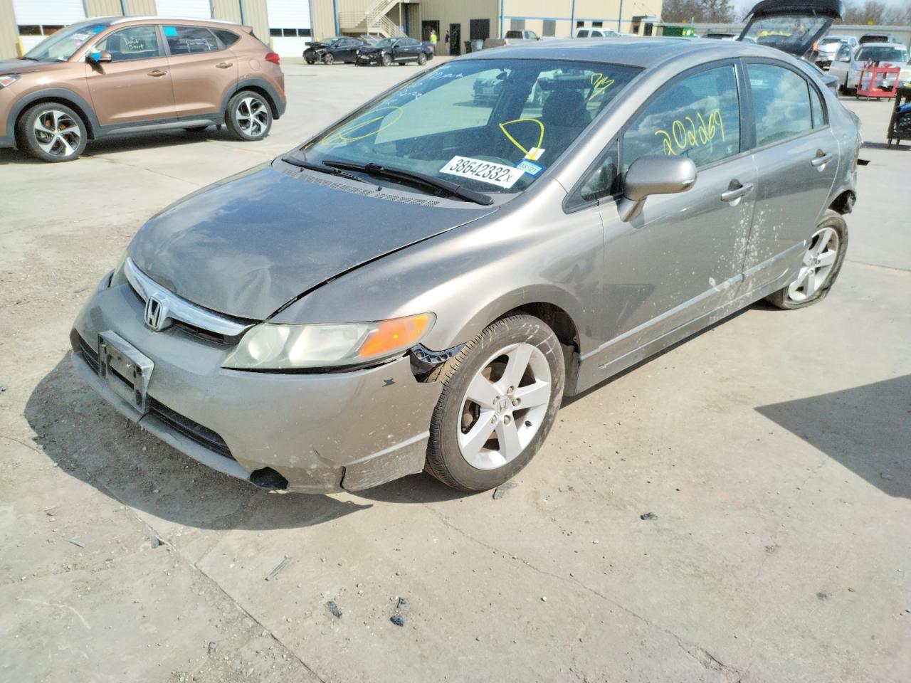 Photo 2 from auction – 2007 HONDA CIVIC EX with VIN 1HGFA16827L041900