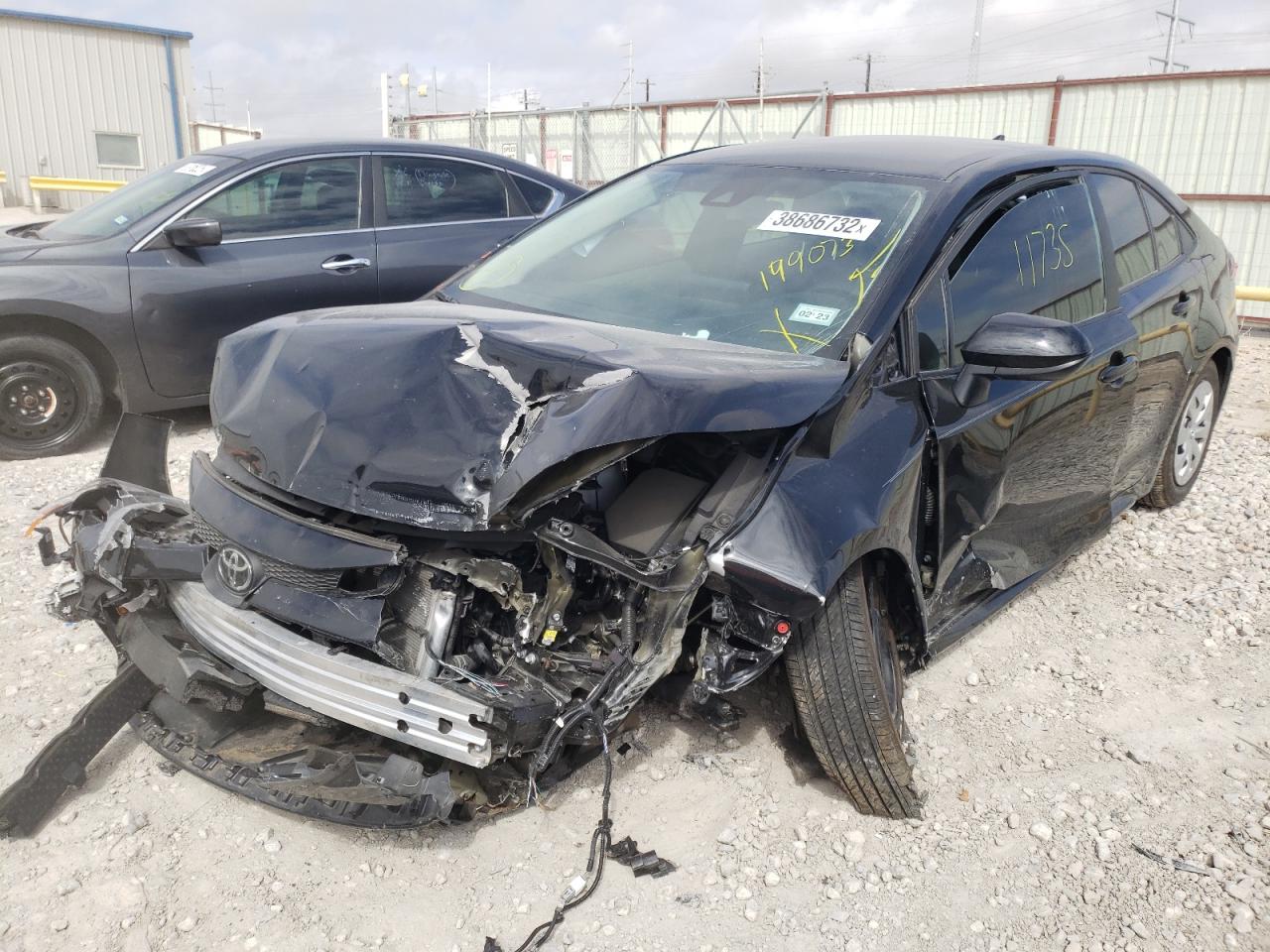 Photo 2 from auction – 2021 TOYOTA COROLLA L with VIN 5YFDPMAE7MP199073