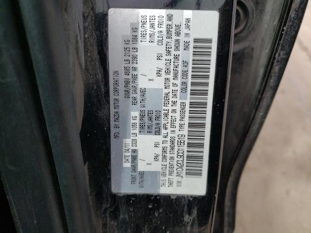 Photo 10 from auction – 2012 MAZDA 5 with VIN JM1CW2CL9C0115519