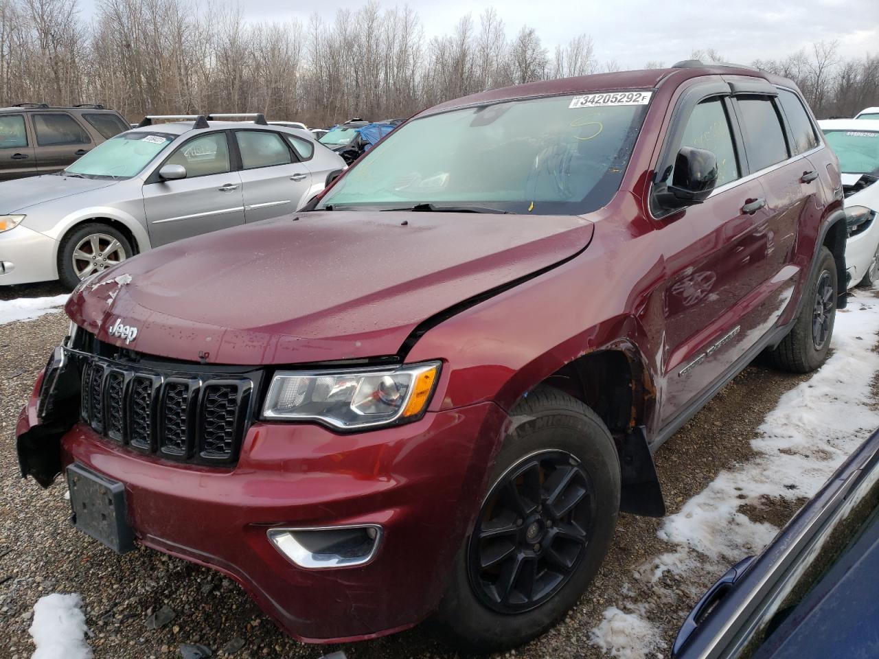 Photo 2 from auction – 2018 JEEP GRAND CHER with VIN 1C4RJFAG7JC284648