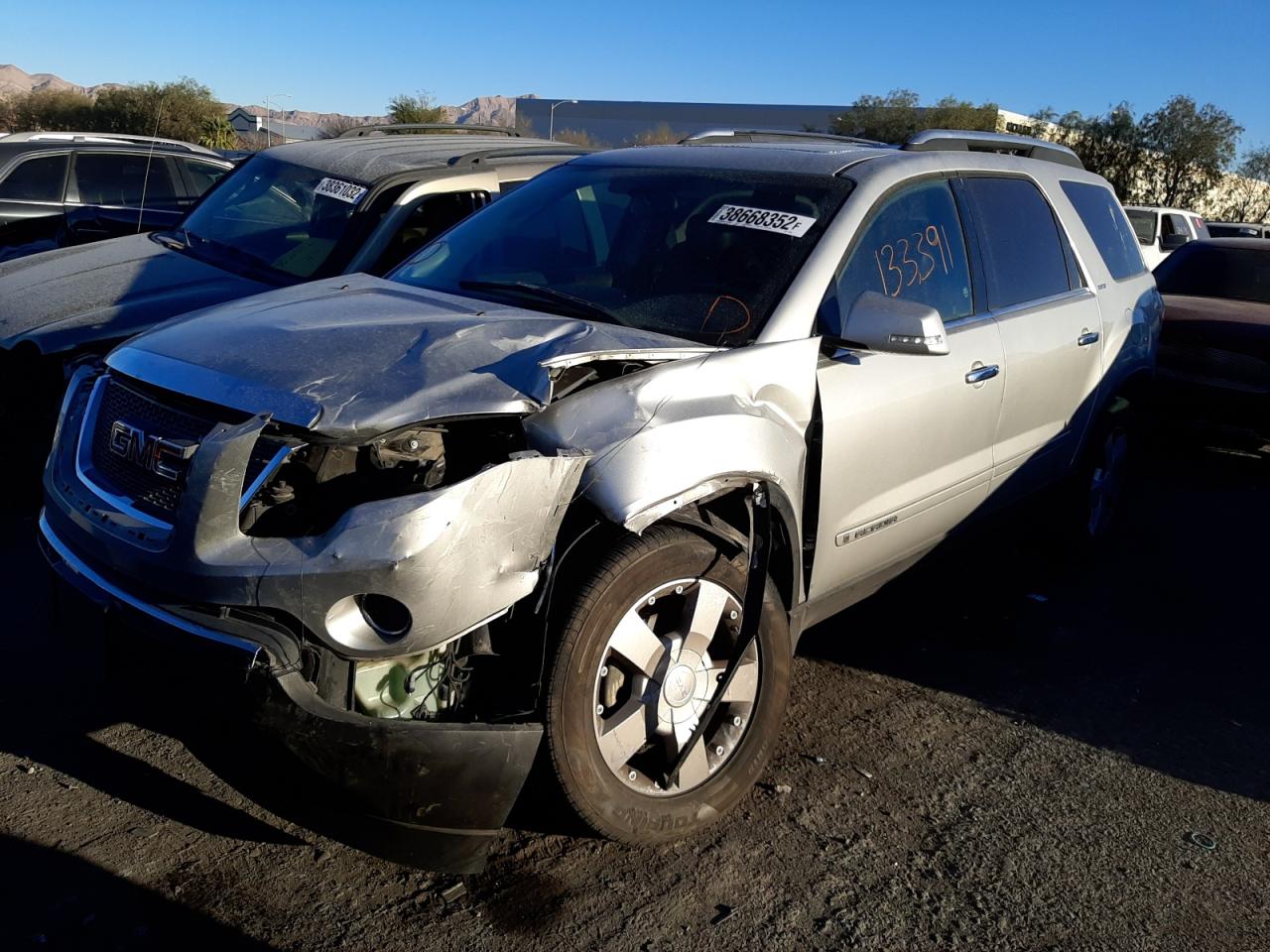Photo 2 from auction – 2007 GMC ACADIA SLT with VIN 1GKER23767J156116